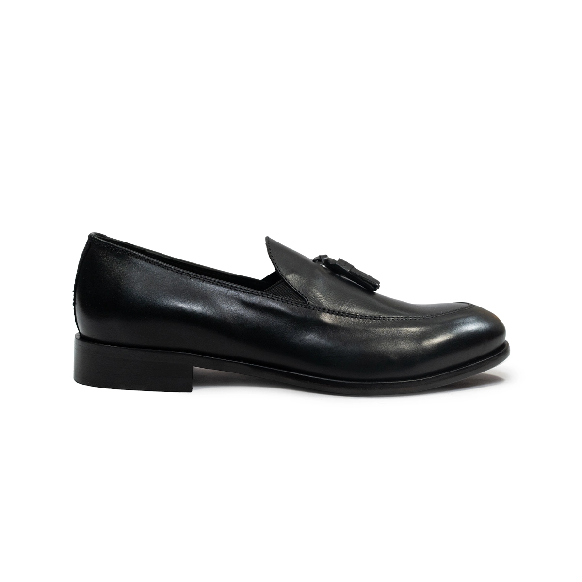 Black Tassel Loafer