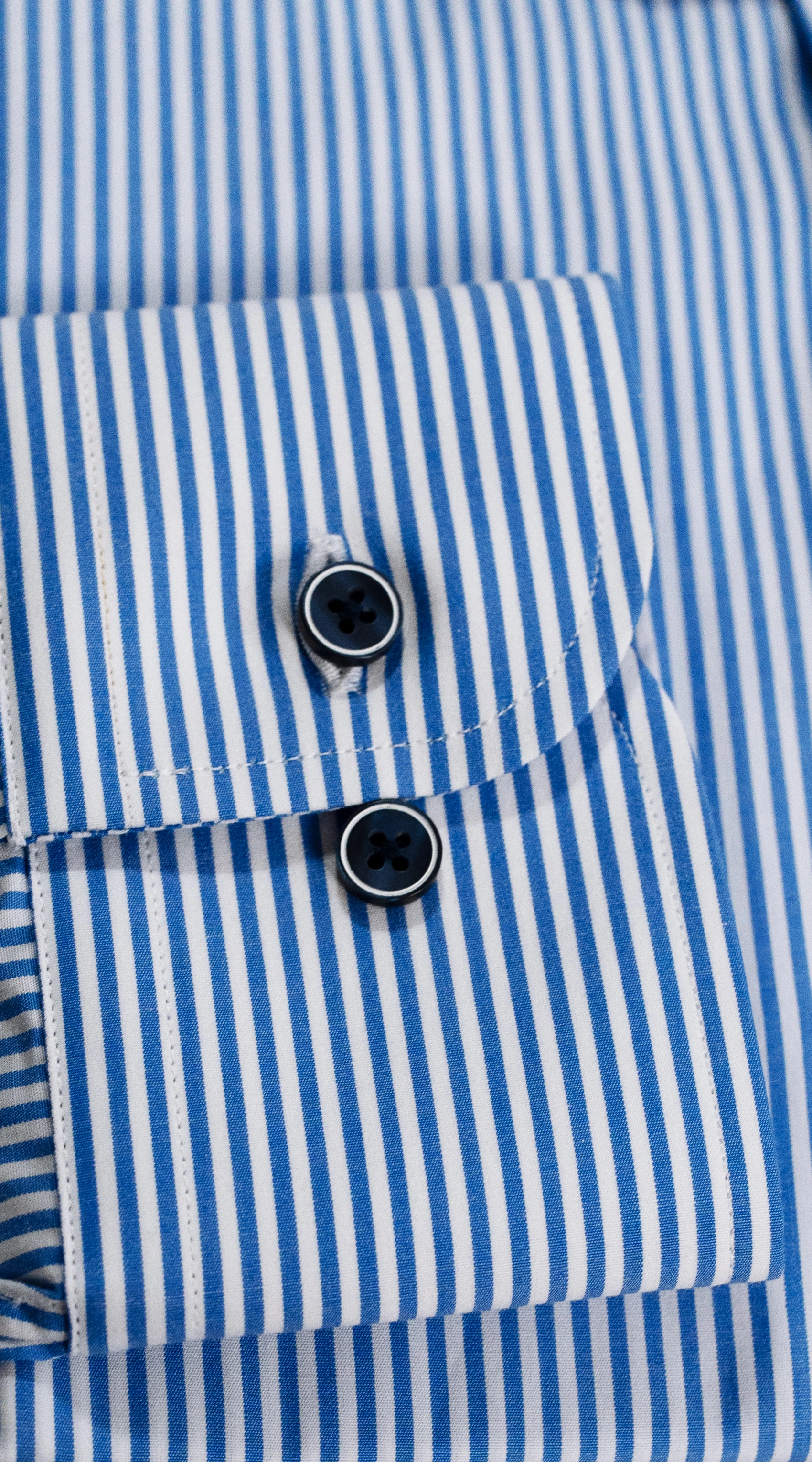 Royal Blue Bengal Stripe Dress Shirt