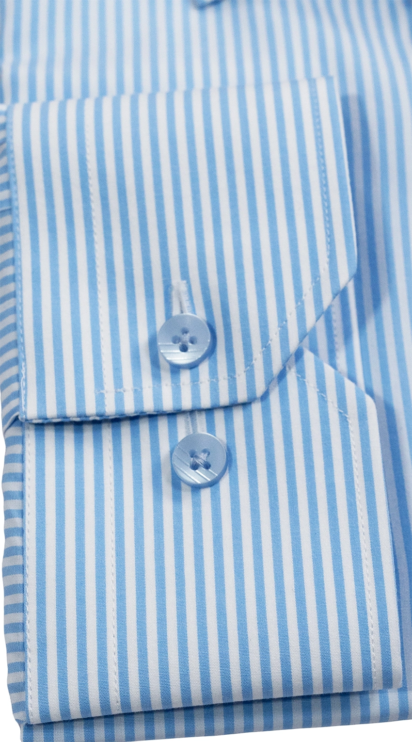 Chemise Habillée Rayures Bengal Bleu