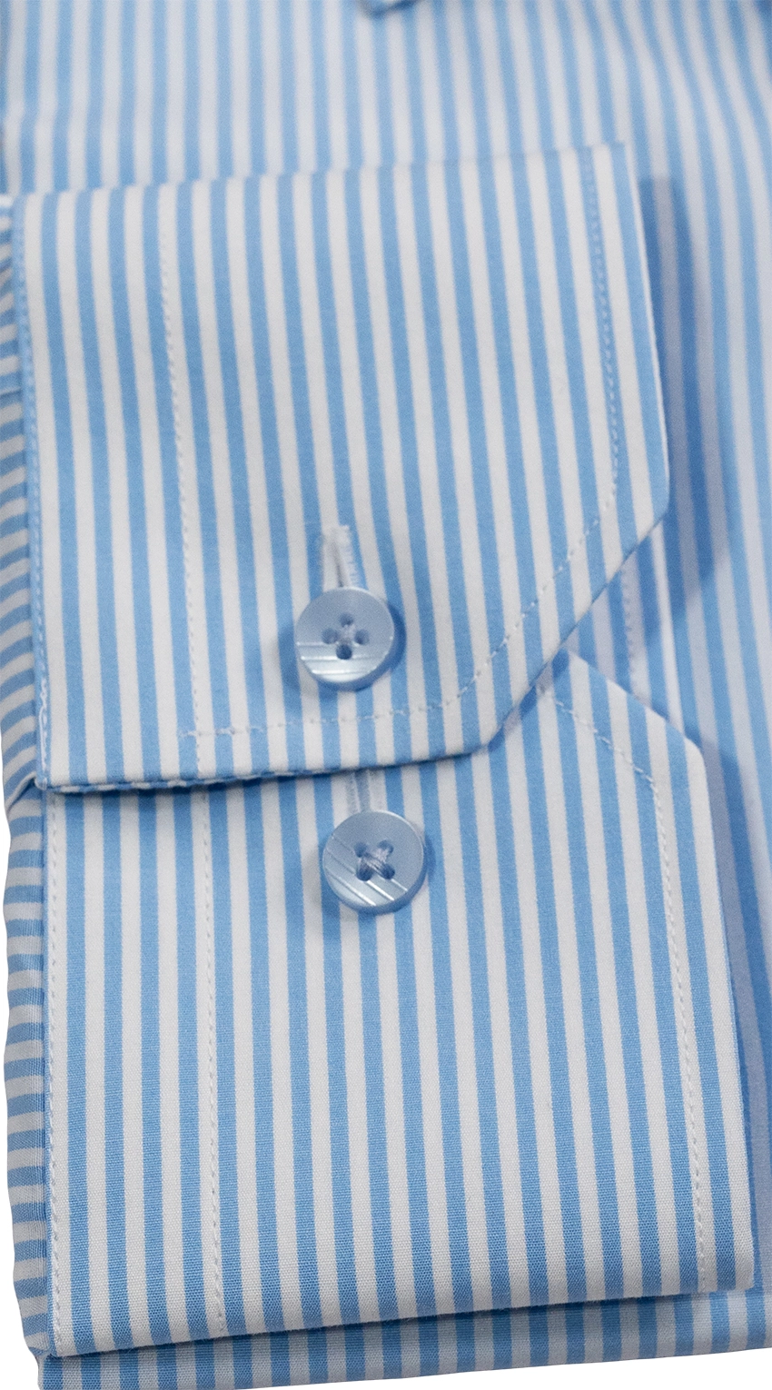 Blue Bengal Stripe Dress Shirt 