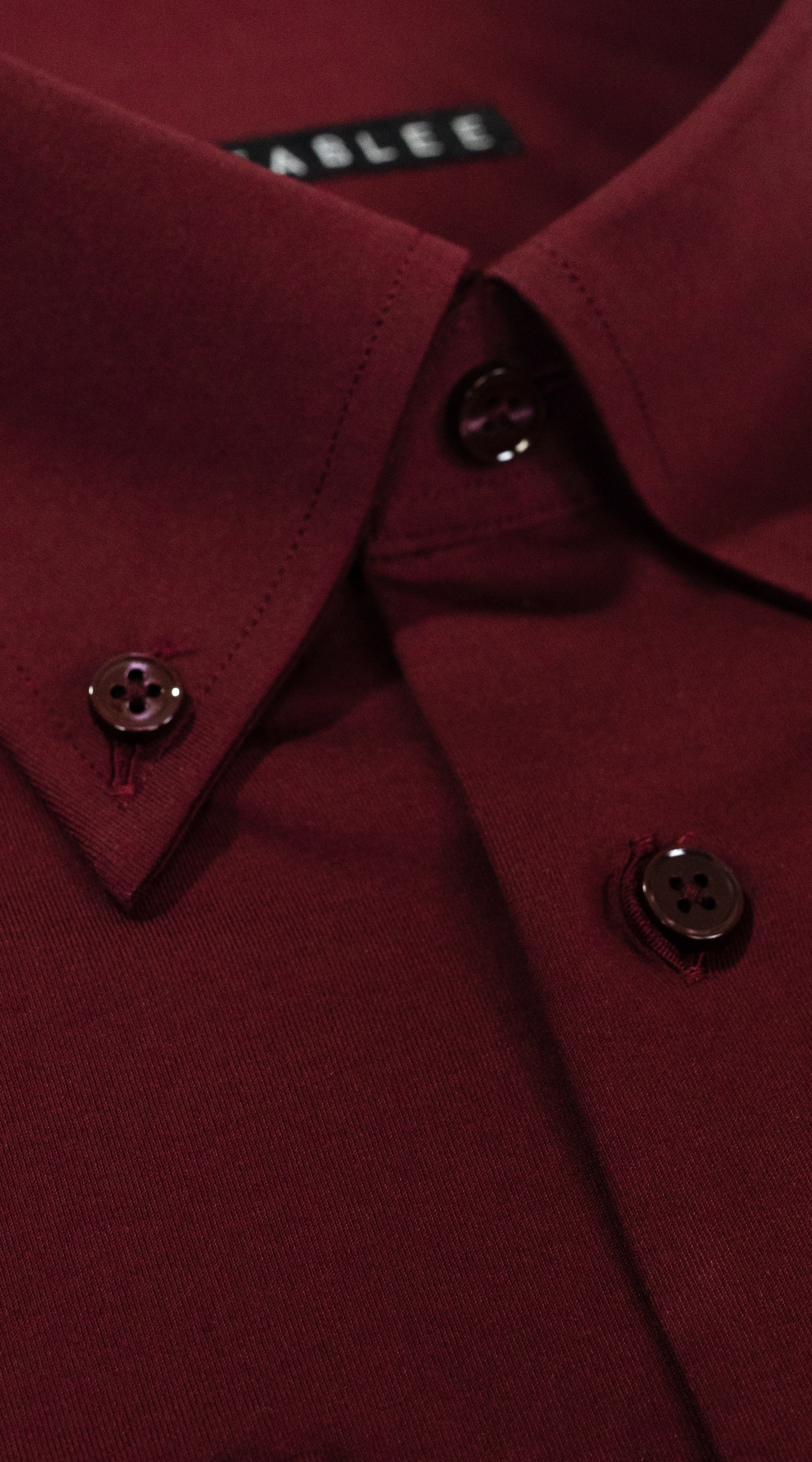 Chemise Habillée Stretch Bordeaux