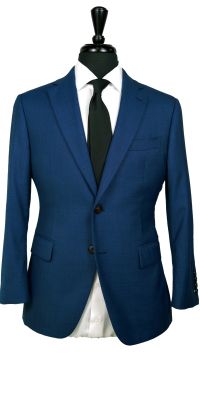 Prussian Blue Wool Suit