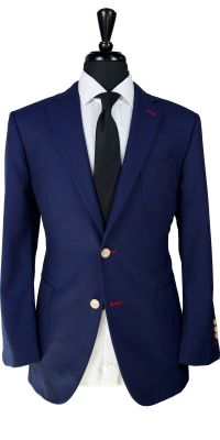 Classic Blue Birdseye Wool Suit