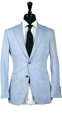 Baby Blue Linen Suit