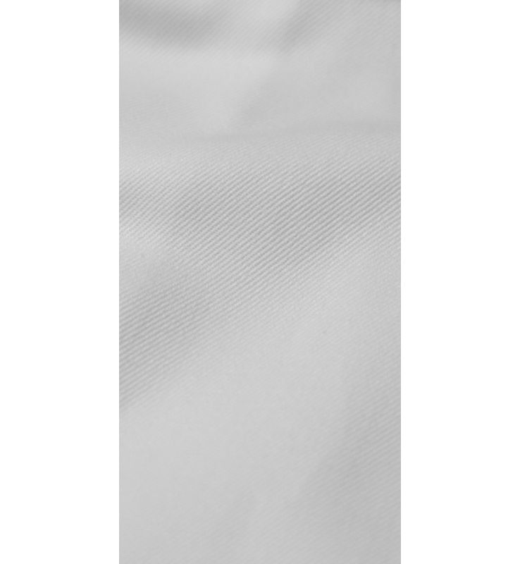  White Mandarin Collar Dress Shirt