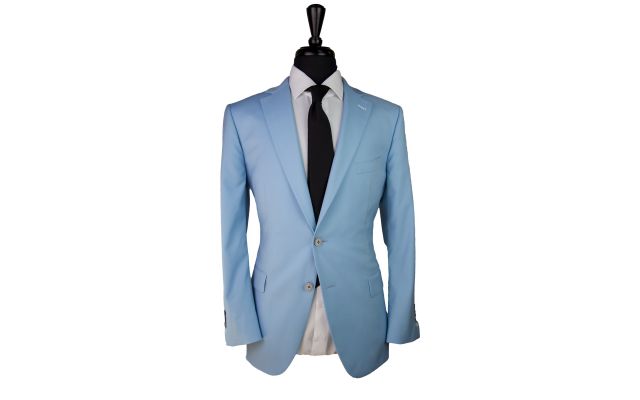 Powder Blue Wool Suit