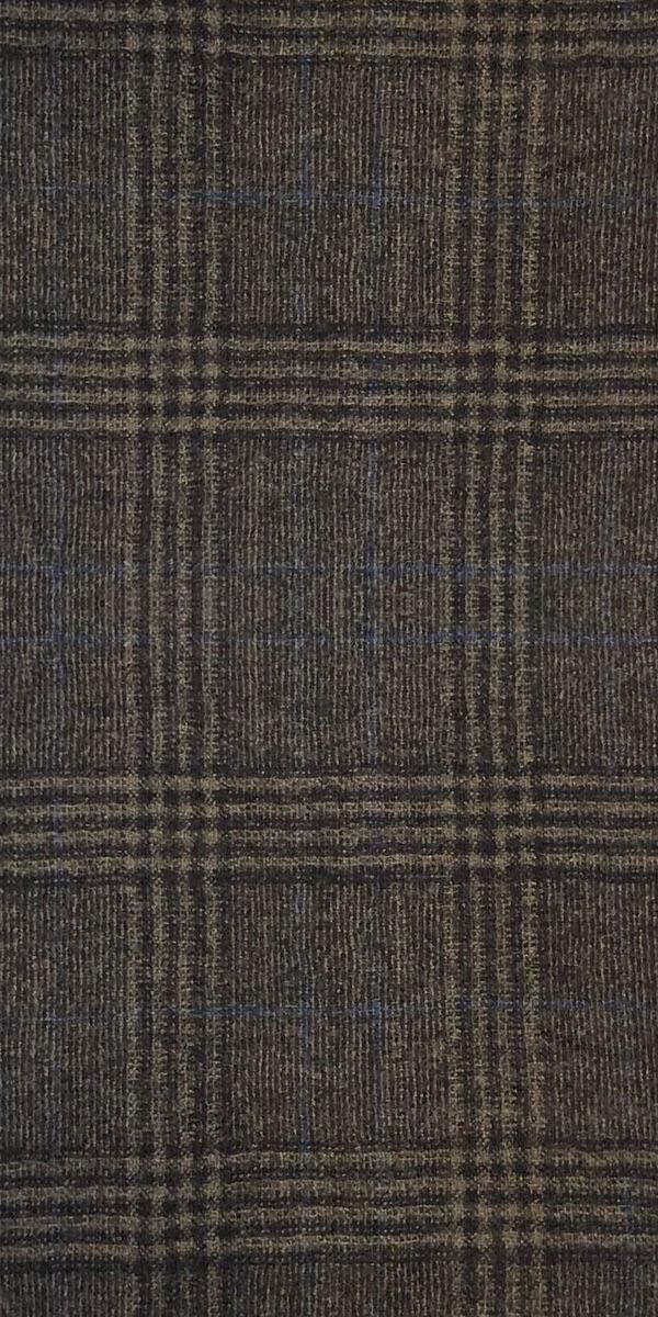 Brown Glen Plaid Wool Suit