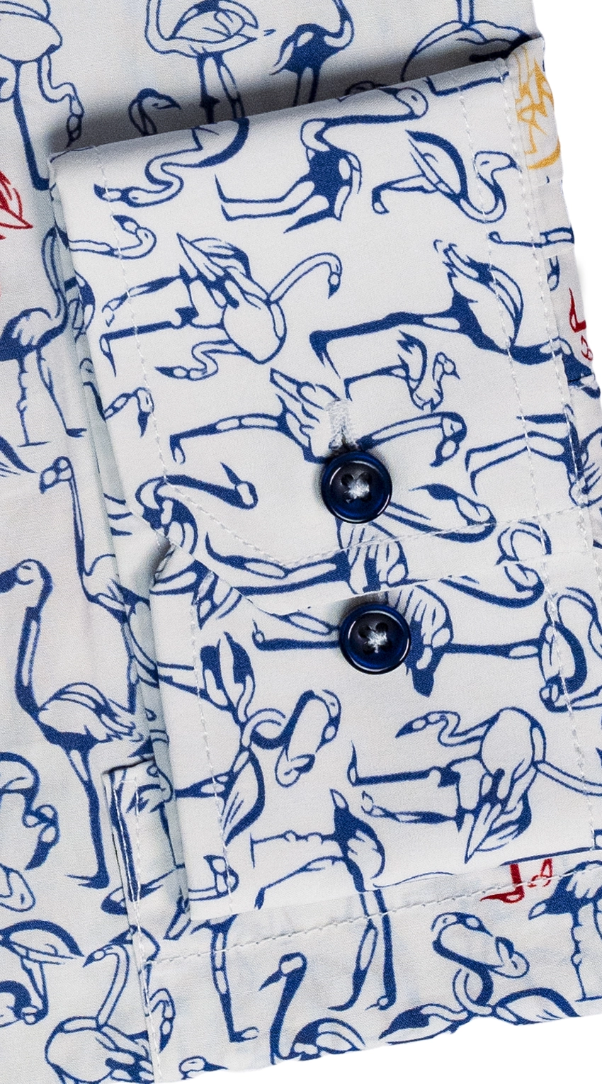 Chemise Habillée Navy Flamingo