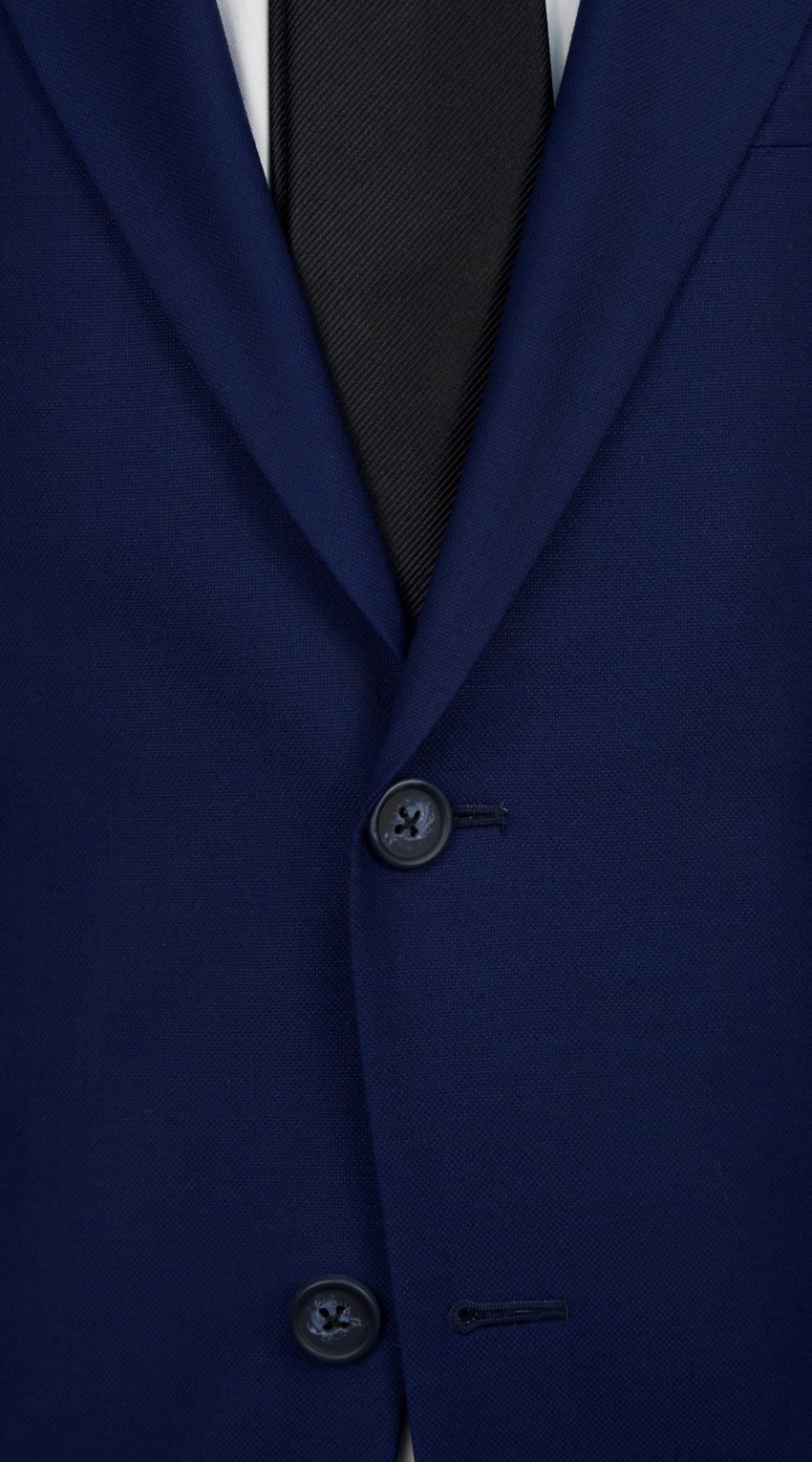 Navy Blue Hopsack Suit