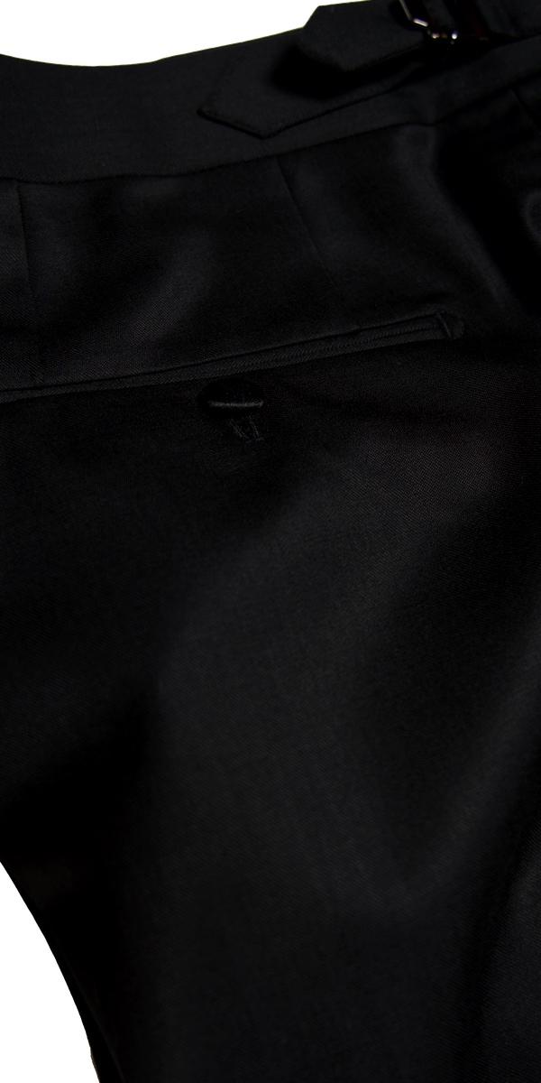 Black Cubic Jacquard Tuxedo