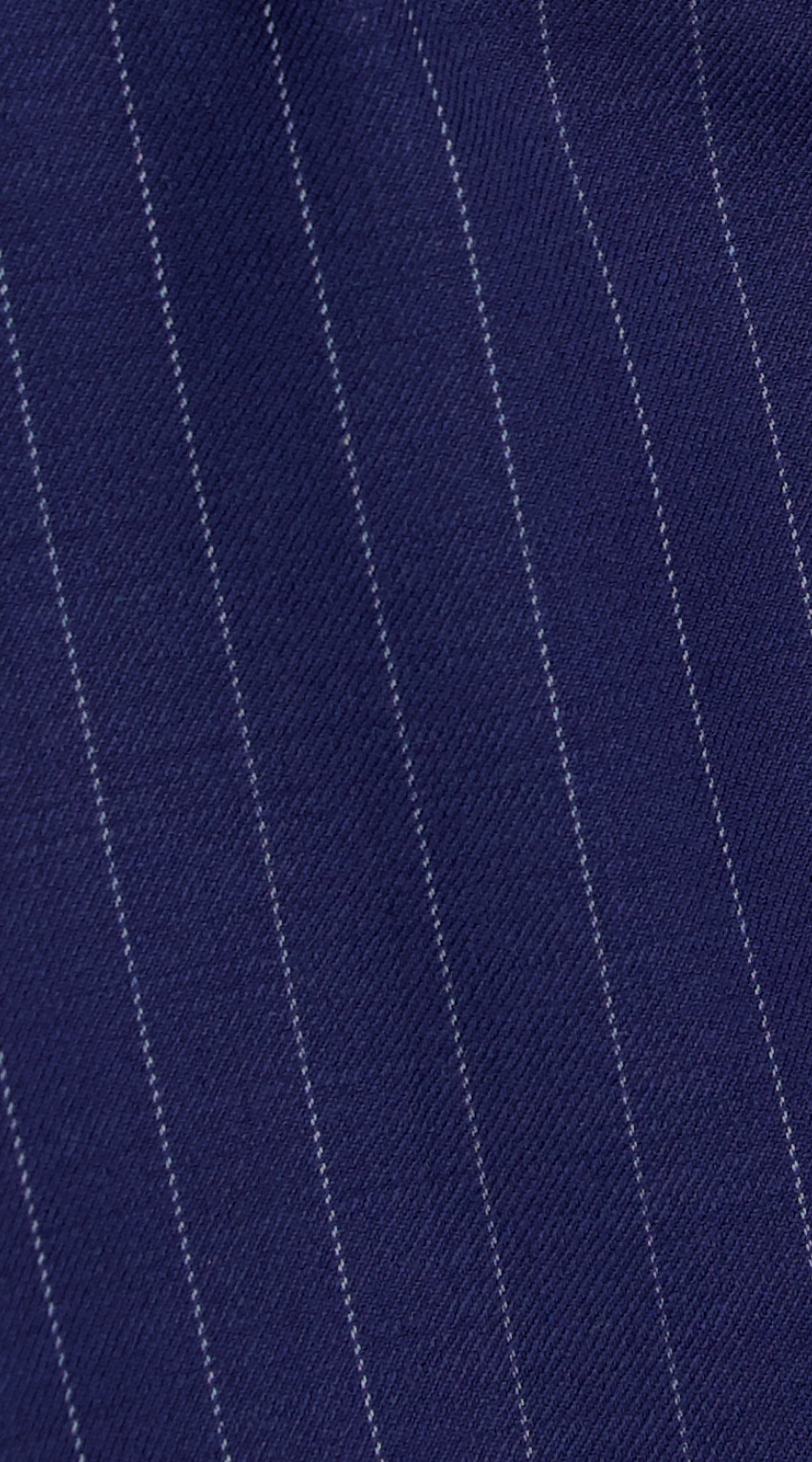 Royal Blue Pinstripe Wool Suit