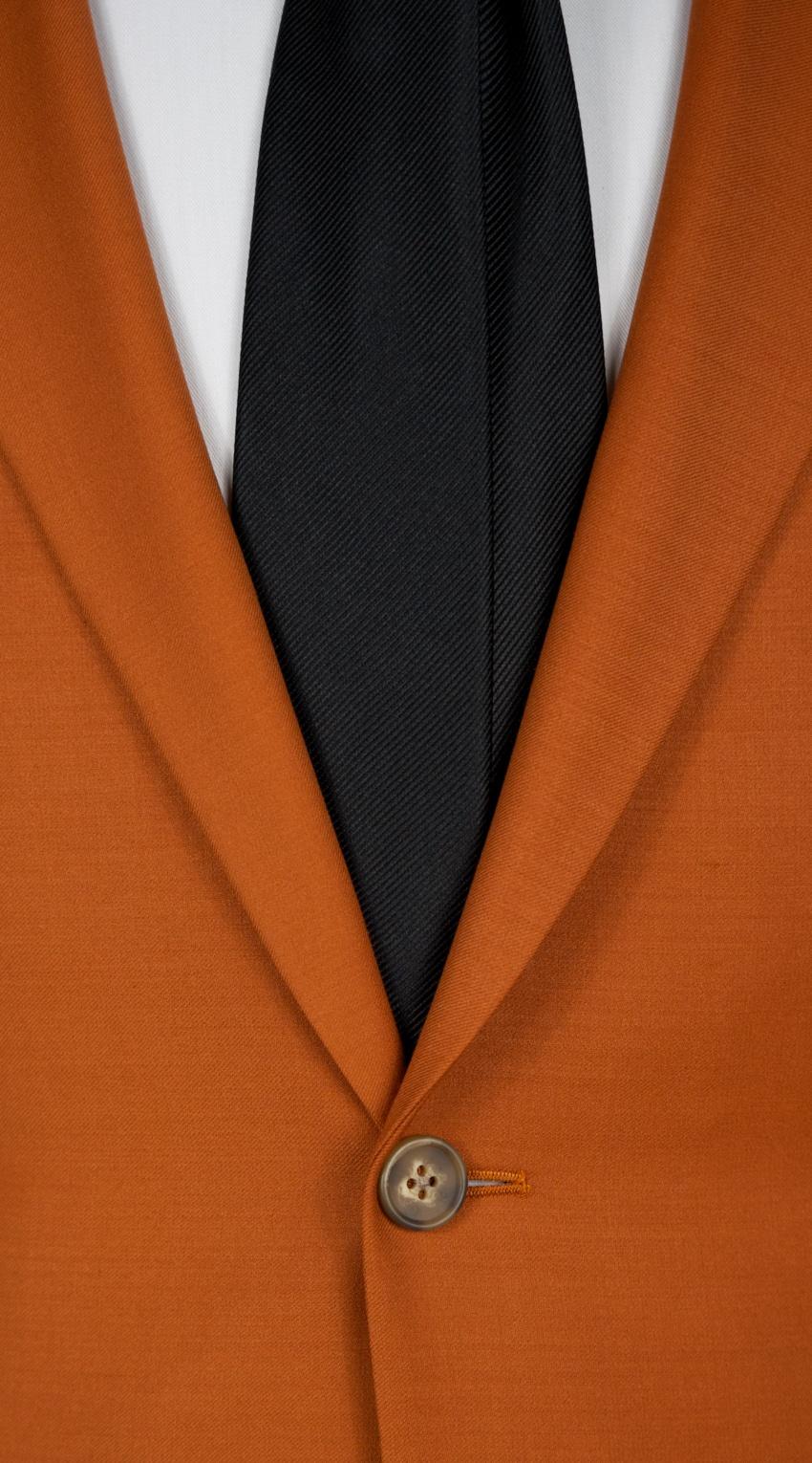 Burnt Orange Wool Suit