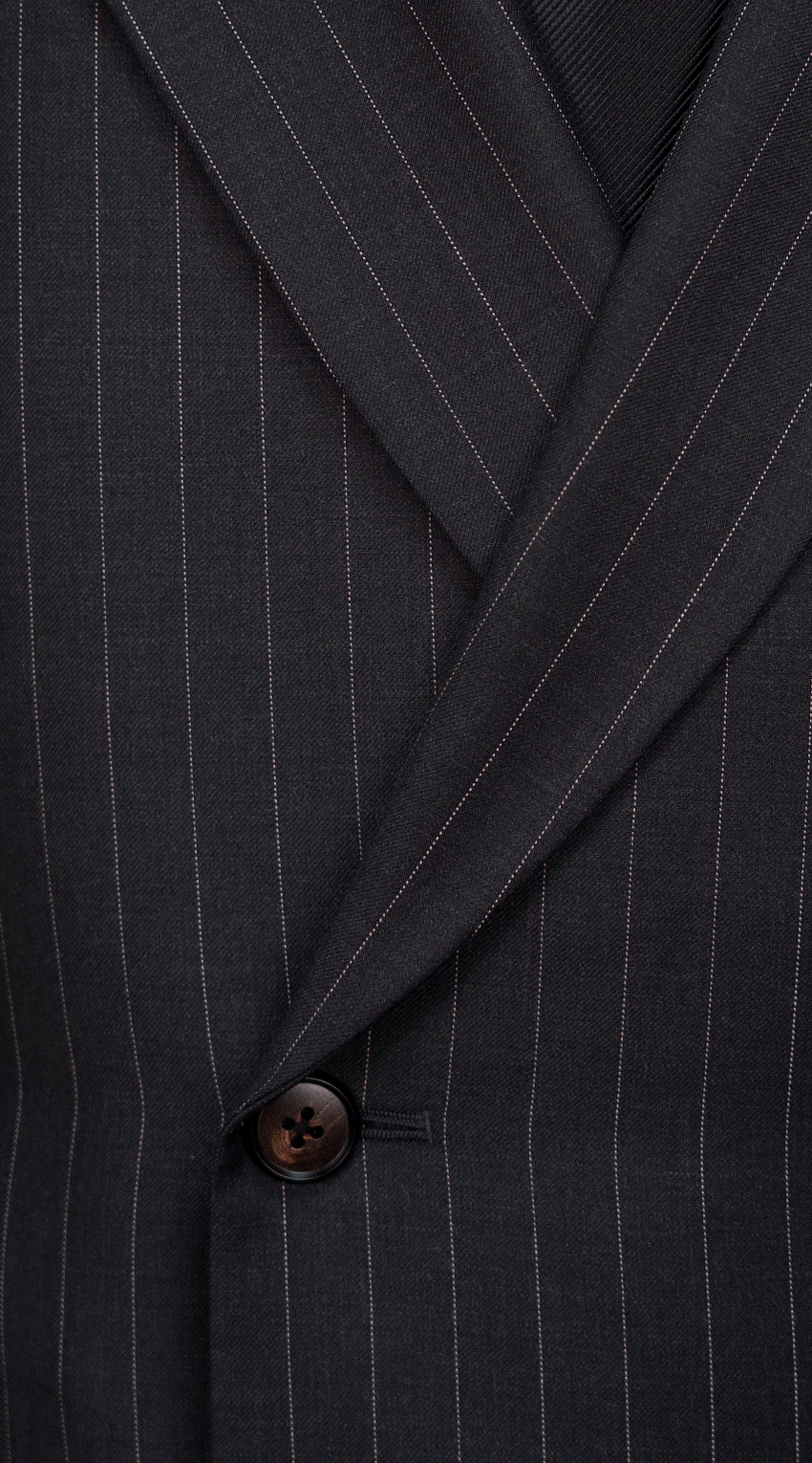 Charcoal Pinstripe Wool Suit by SUITABLEE