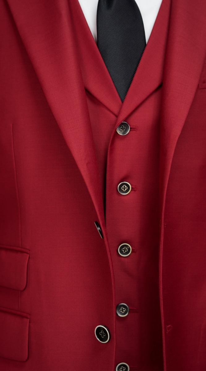 Red Wool Suit