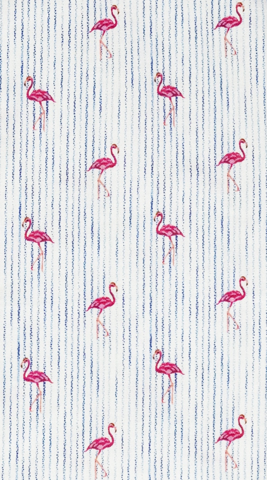 Flamingo Striped Dress Shirt