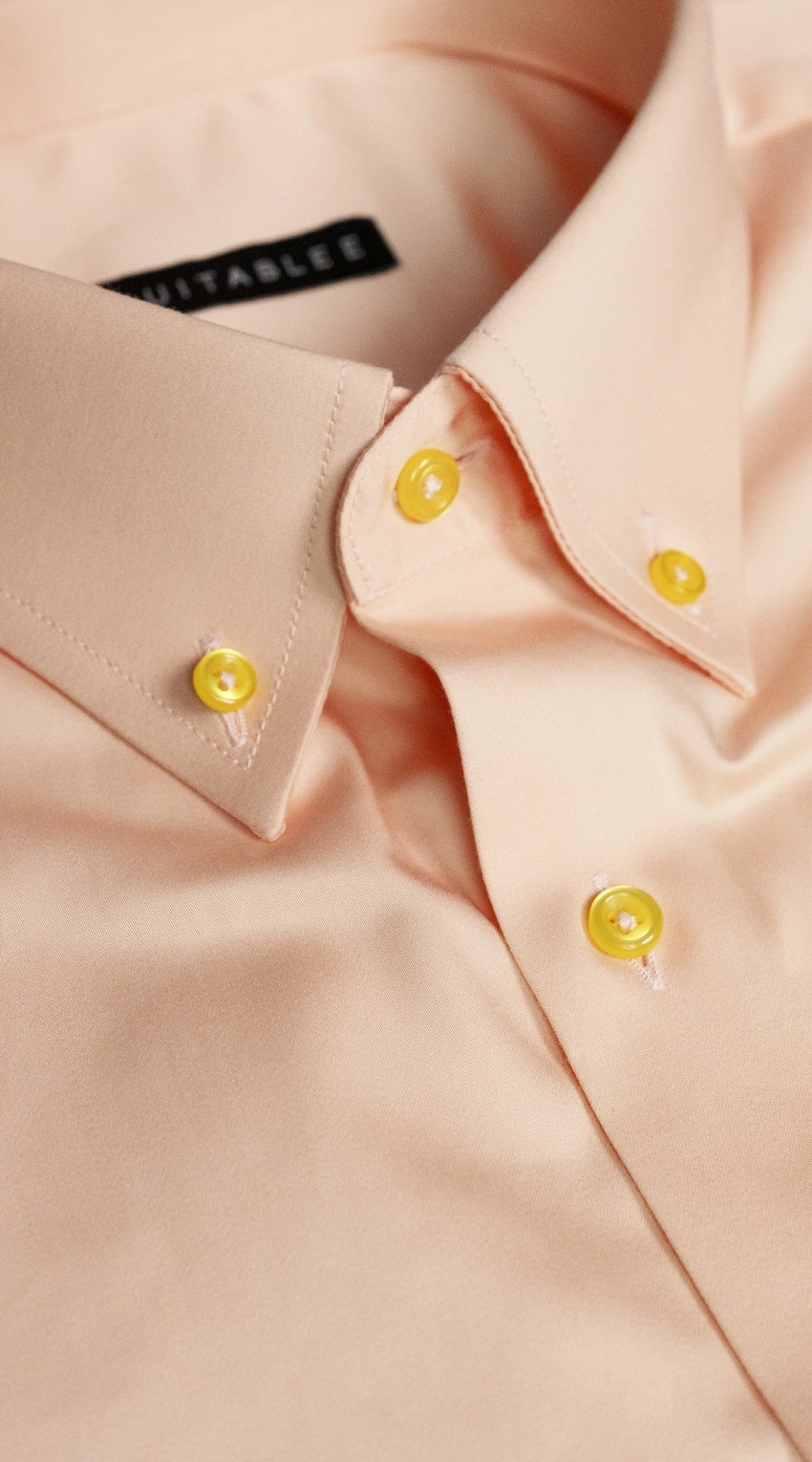 Peach Silk Dress Shirt