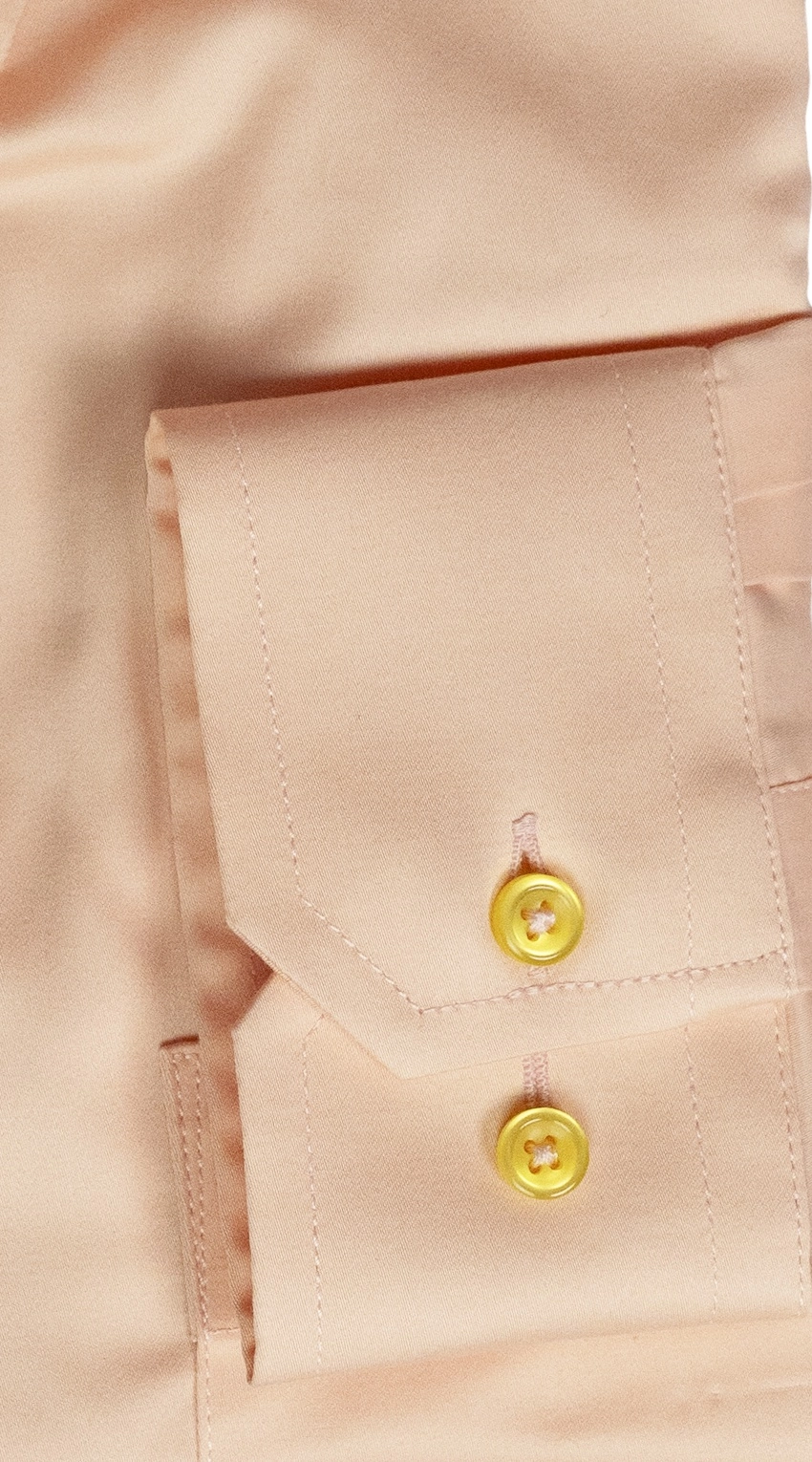 Peach Silk Dress Shirt