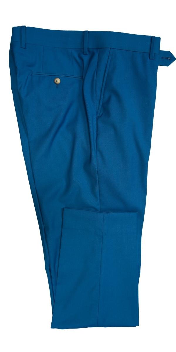 Cerulean Blue Wool Suit