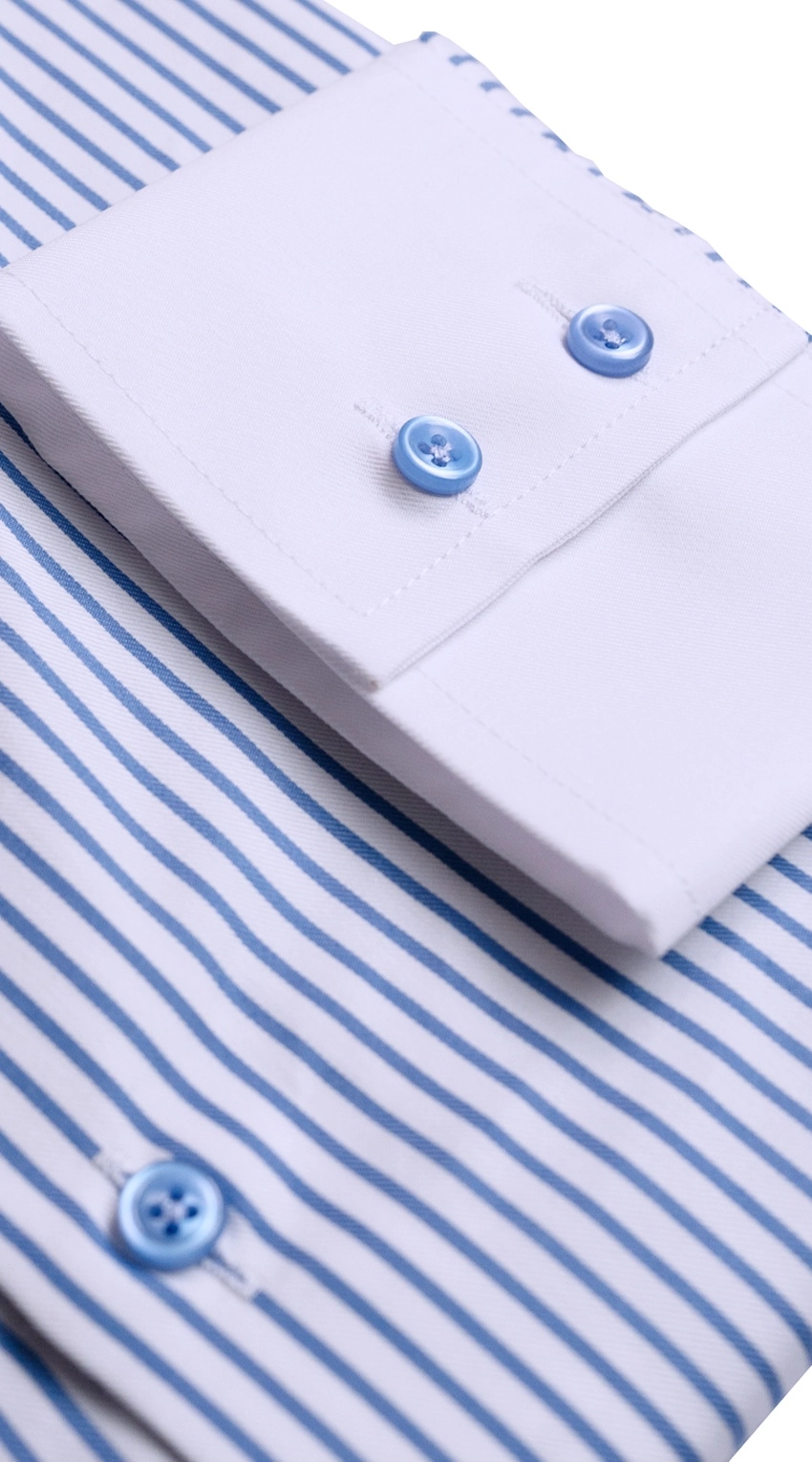 Azure Stripe Dress Shirt