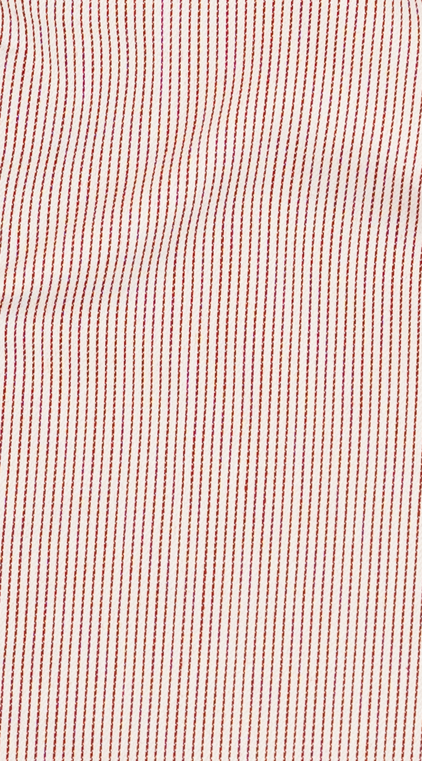 Striped Burgundy  Dress Shirt