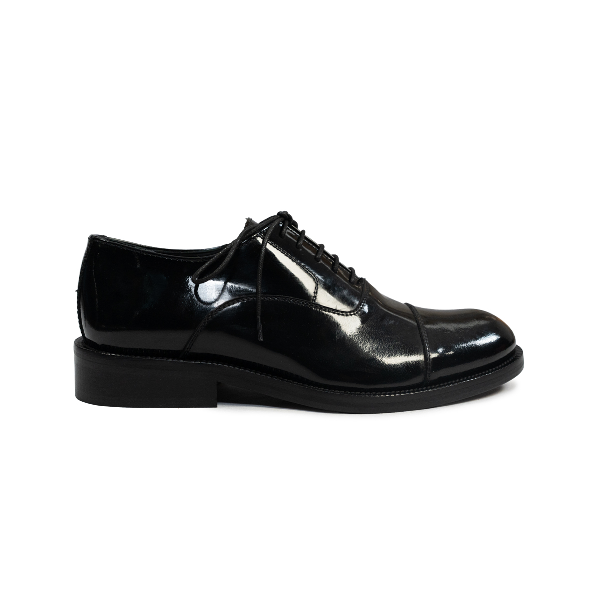 Shiny Black Tuxedo Oxford