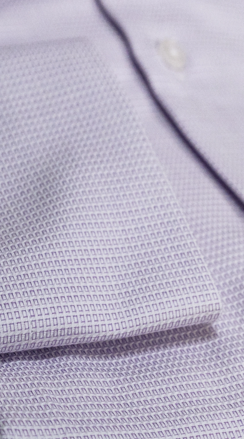 Chemise Habillée Lavande Mosaïque