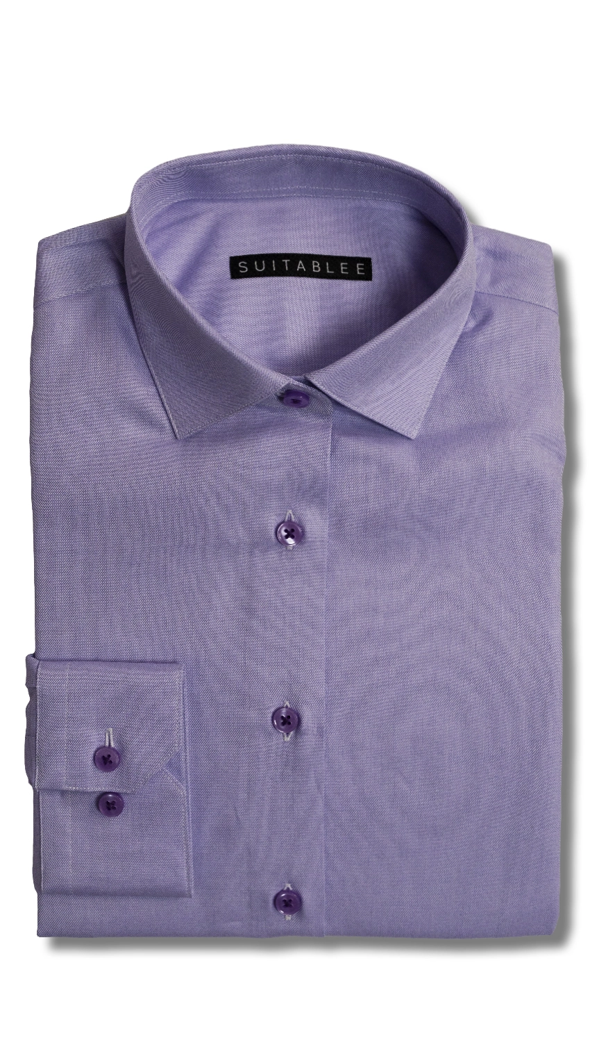 Chemise Habillée Twill Lavande