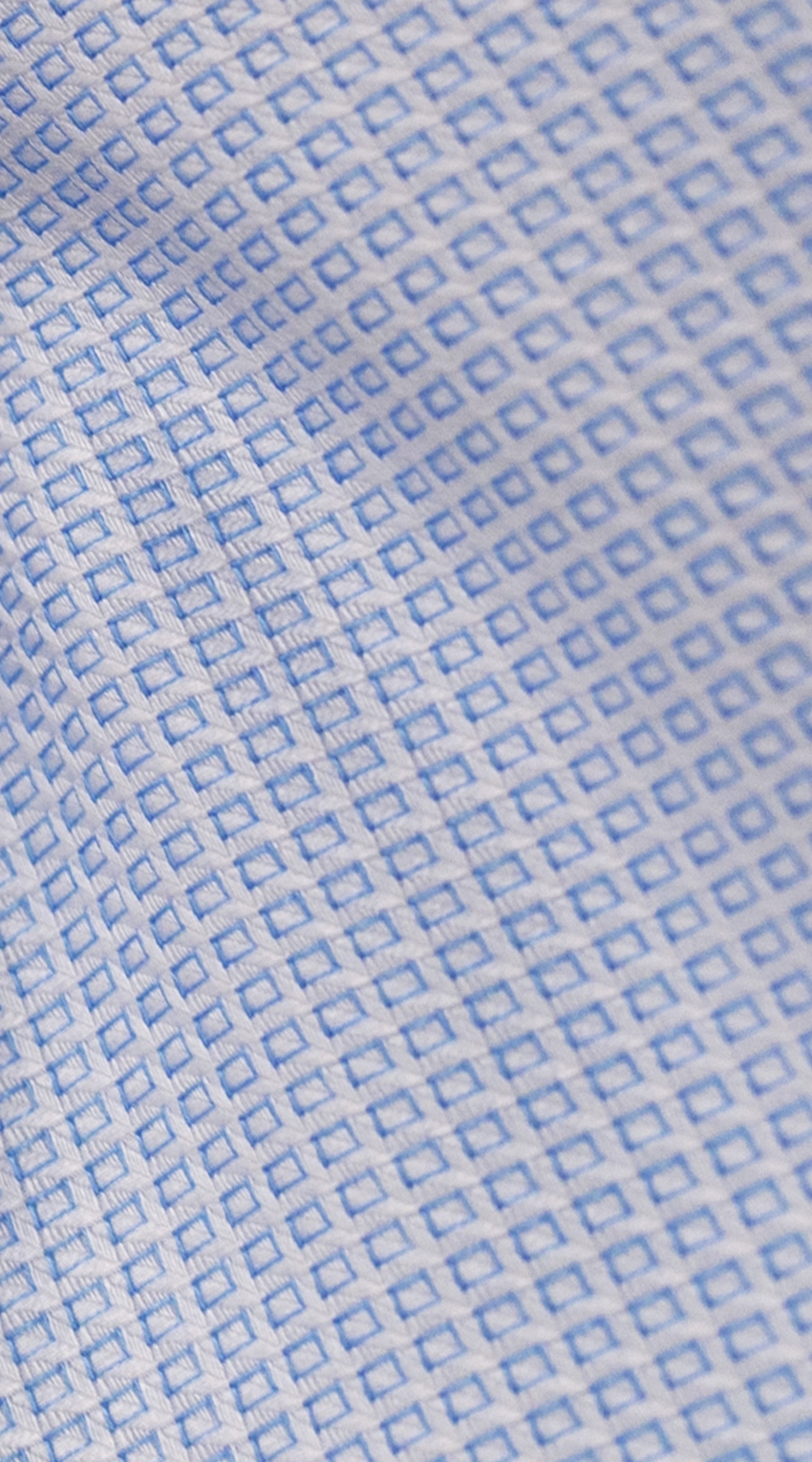 Chemise Habillée Mosaïque Bleue
