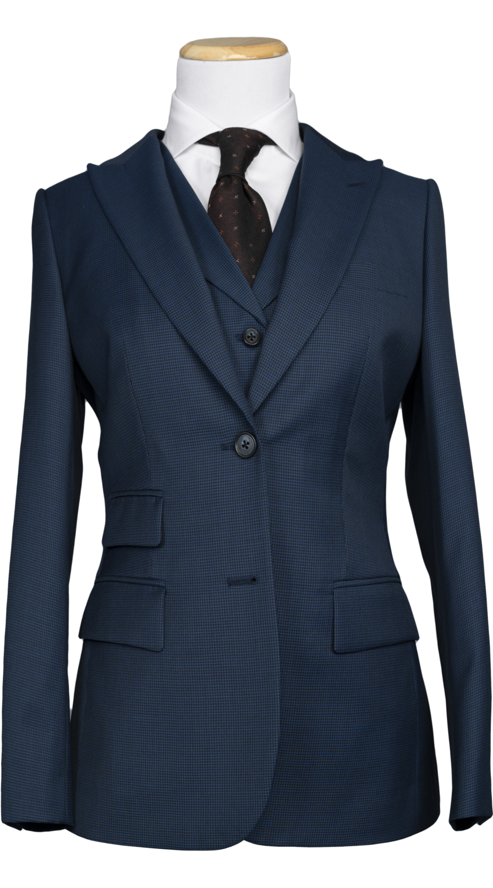 Panache Cyclewear - Débardeur Homme Pied De Poule Bleu Marine - Neuf Sans Emballage
