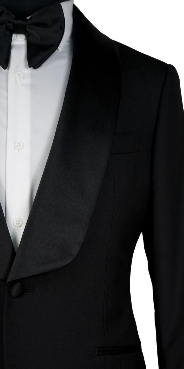Classy Black Wool Tuxedo