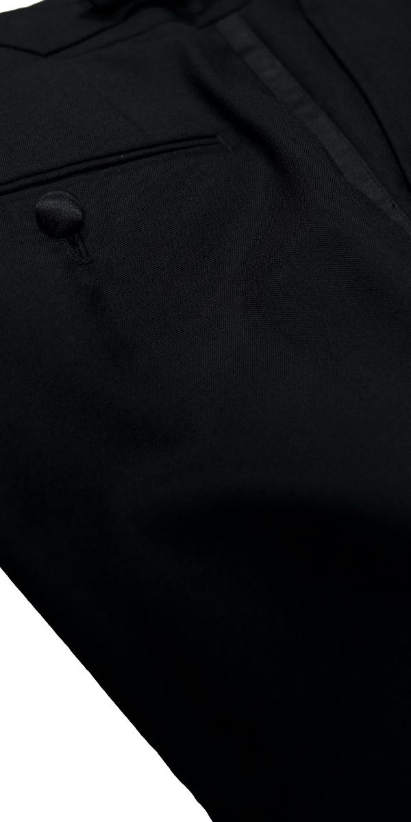 Classy Black Wool Tuxedo
