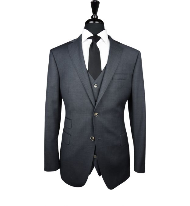 Charcoal Grey Wool Suit